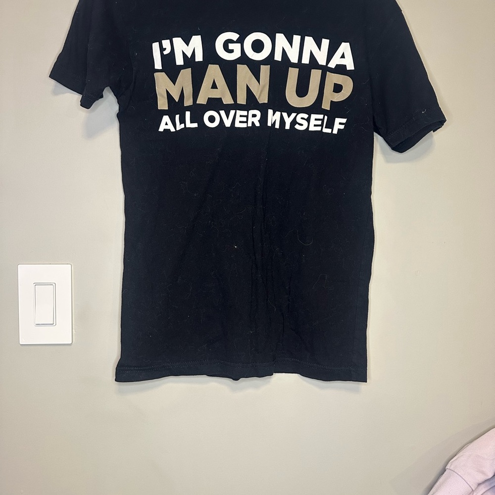 Book of Mormon “I’m Gonna Man Up All Over Myself” Graphic T-Shirt – Size Small